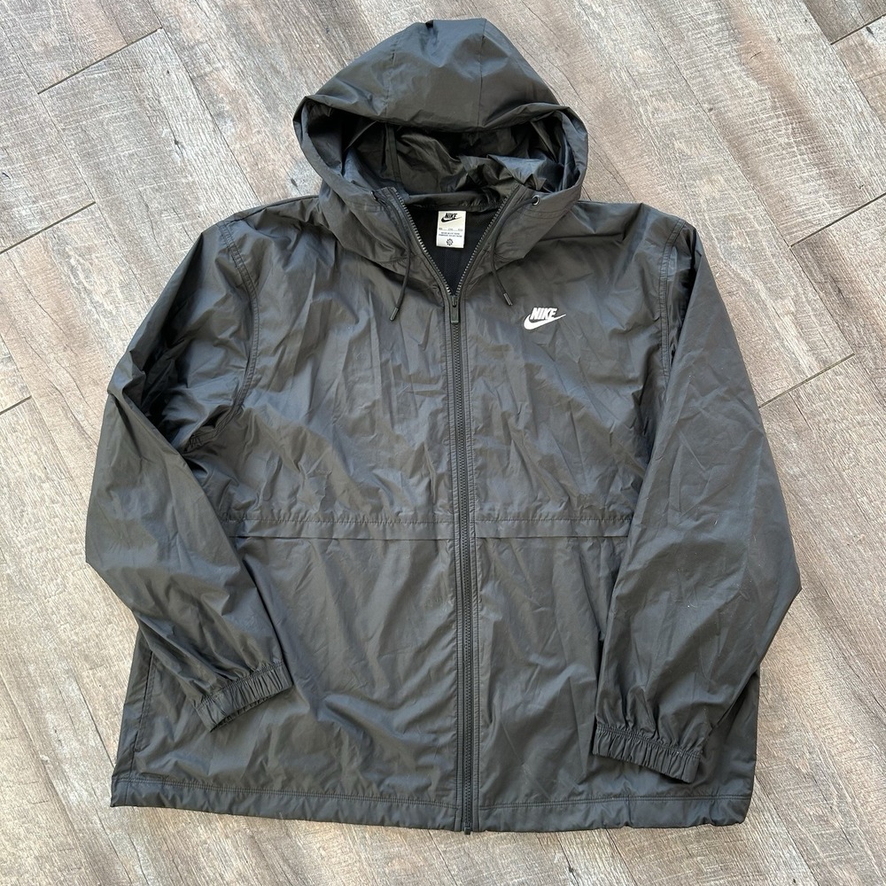 Nike Sportswear Women's Black Essential Repel Woven Jacket size XXL black